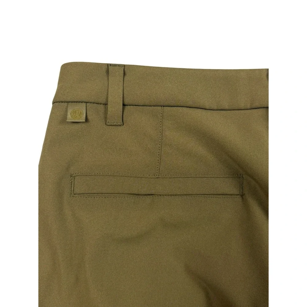 LULULEMON 34x28 Pants Mens Olive Brown ABC Stretch Tech Chino Pants LM5AEVS